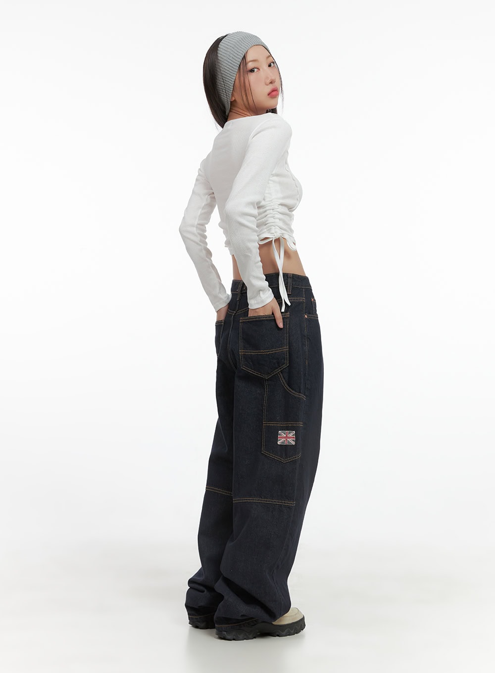 Trixie Cargo Baggy Jeans CS404