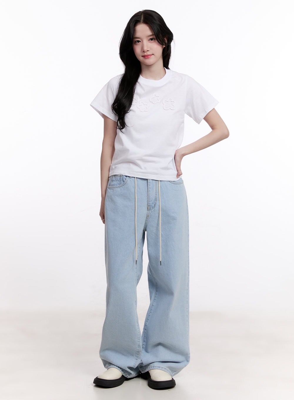 Flower Patch Crop Tee CM526