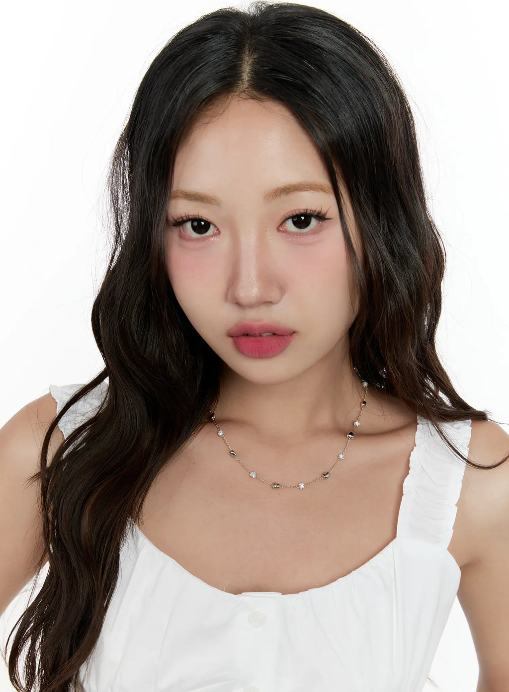 Cubic Heart Chain Necklace CG501