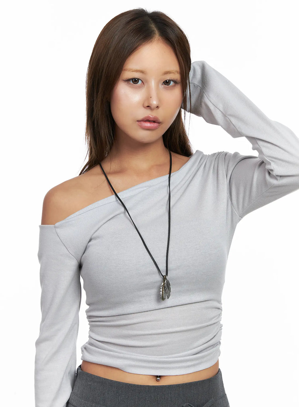 Long Feather Necklace CO513