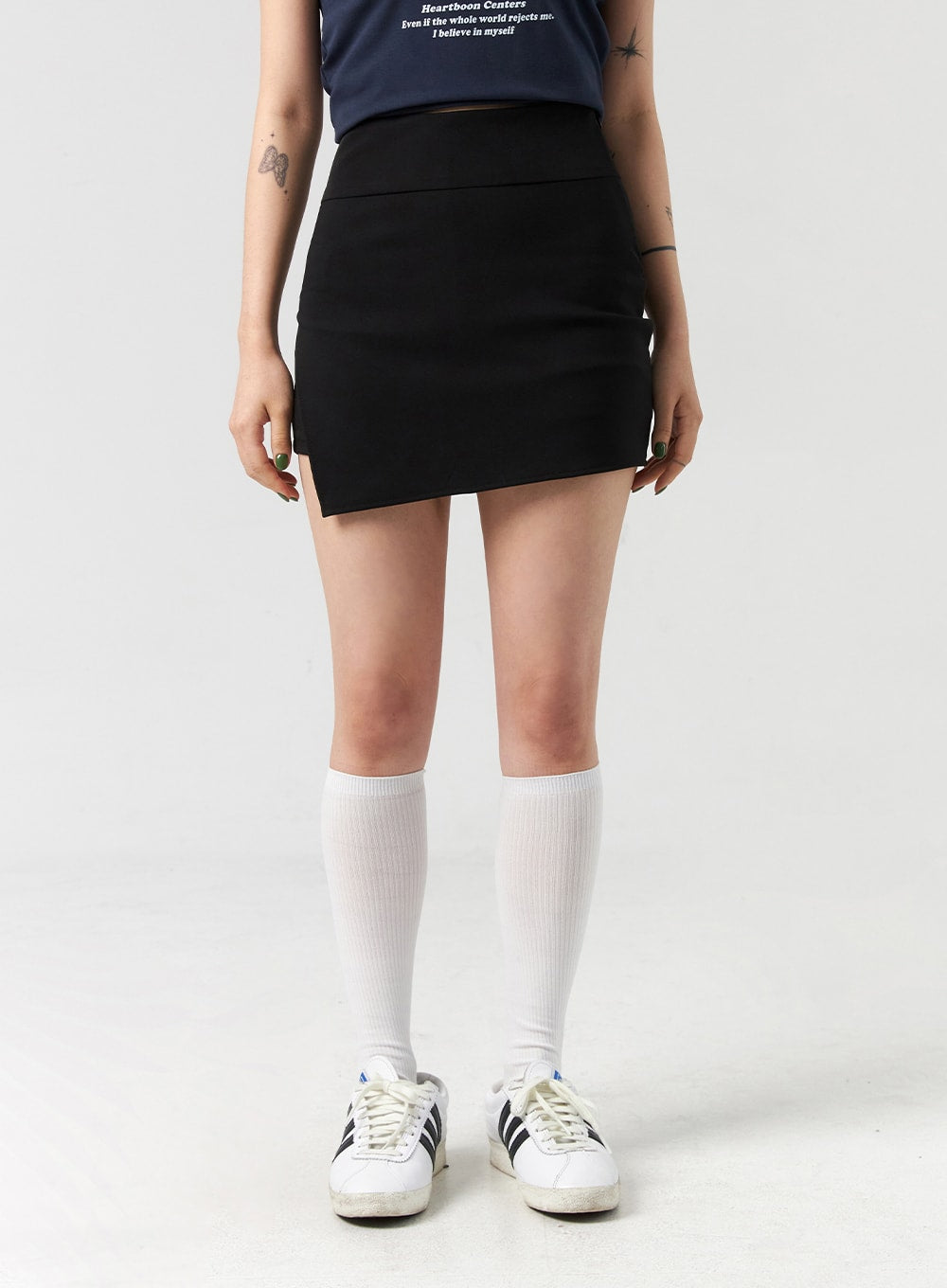 Side Slit Skort CL327