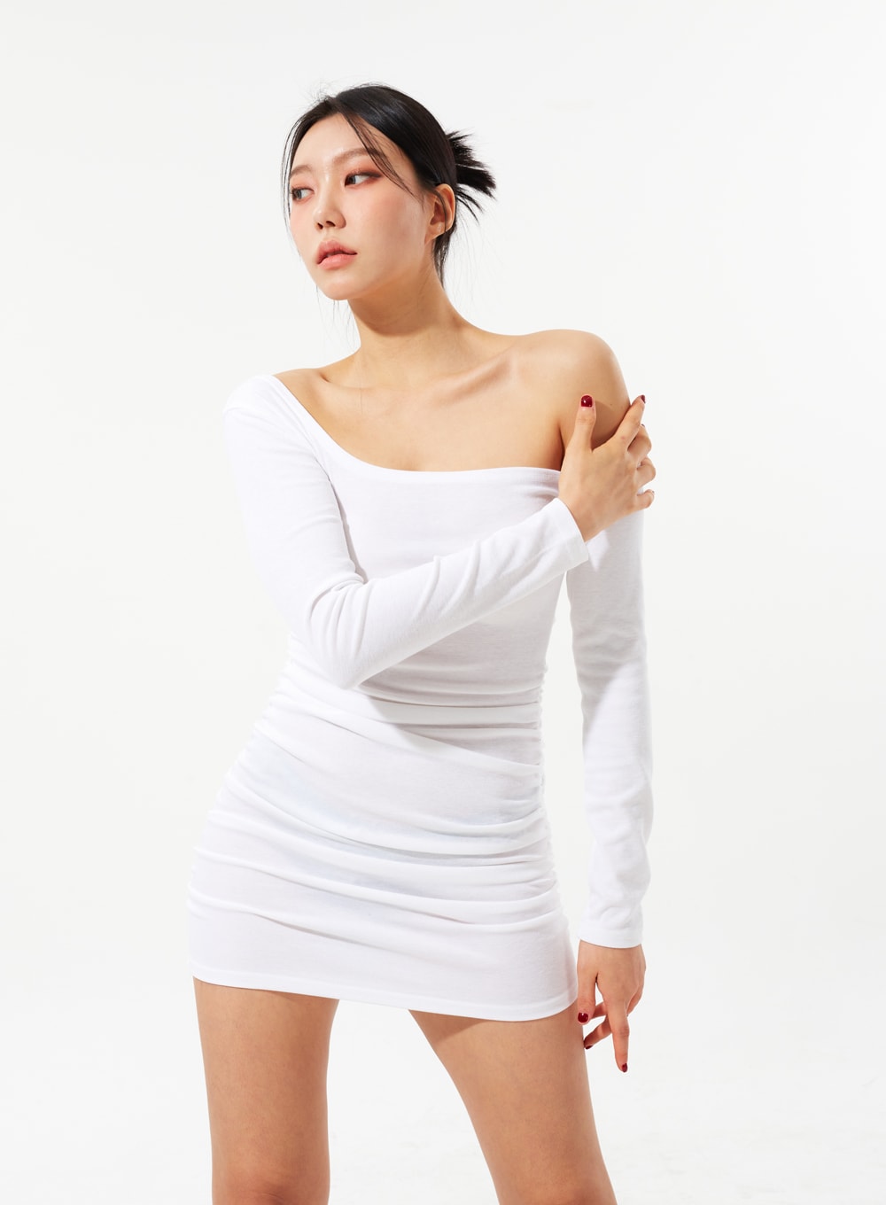 Off-Shoulder Mini Dress IM327