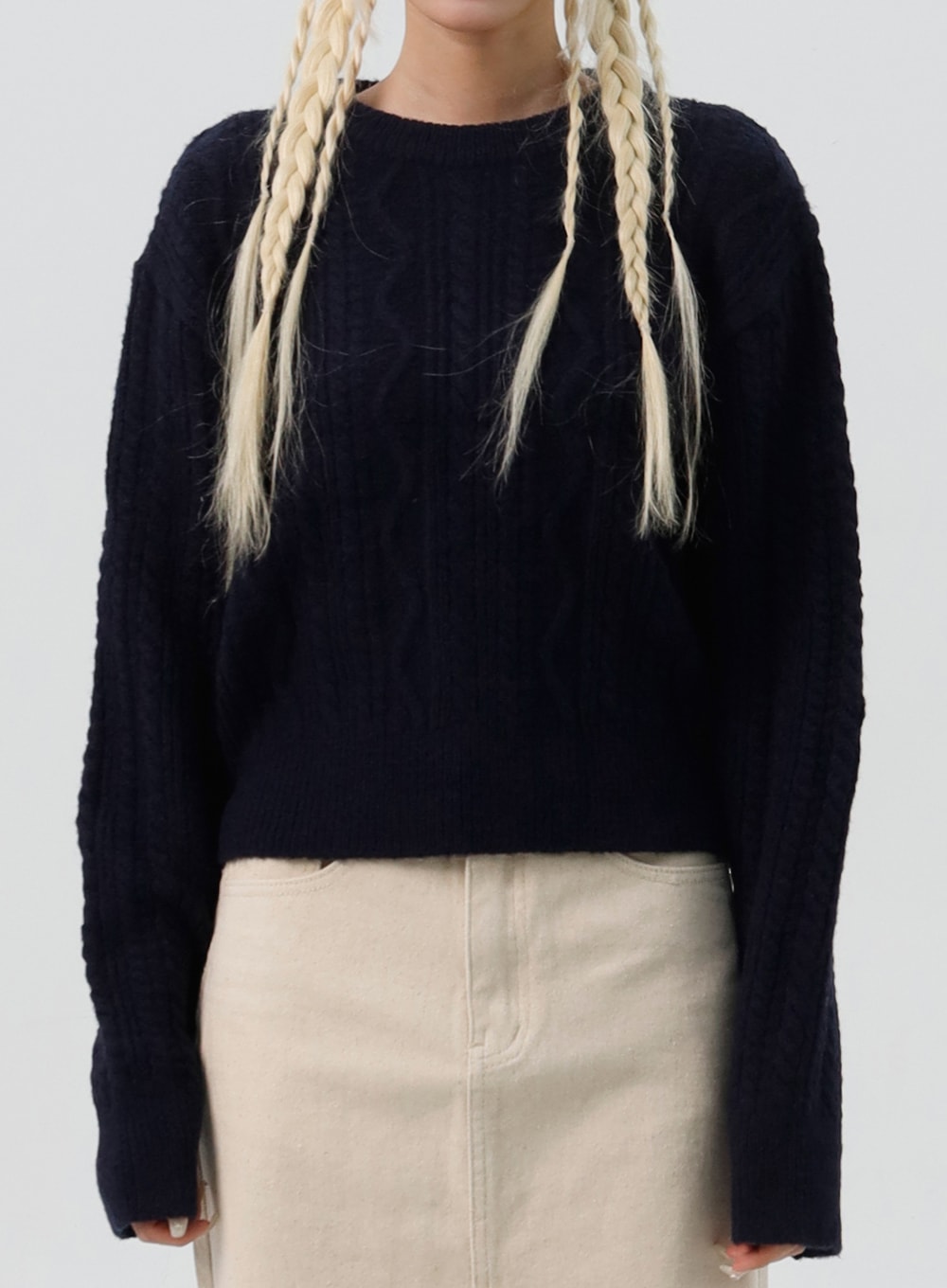Cable Knit Sweater IS307