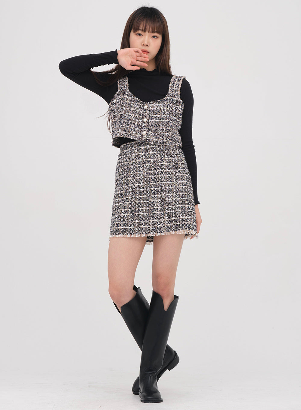 Tweed Bustier #1210o182