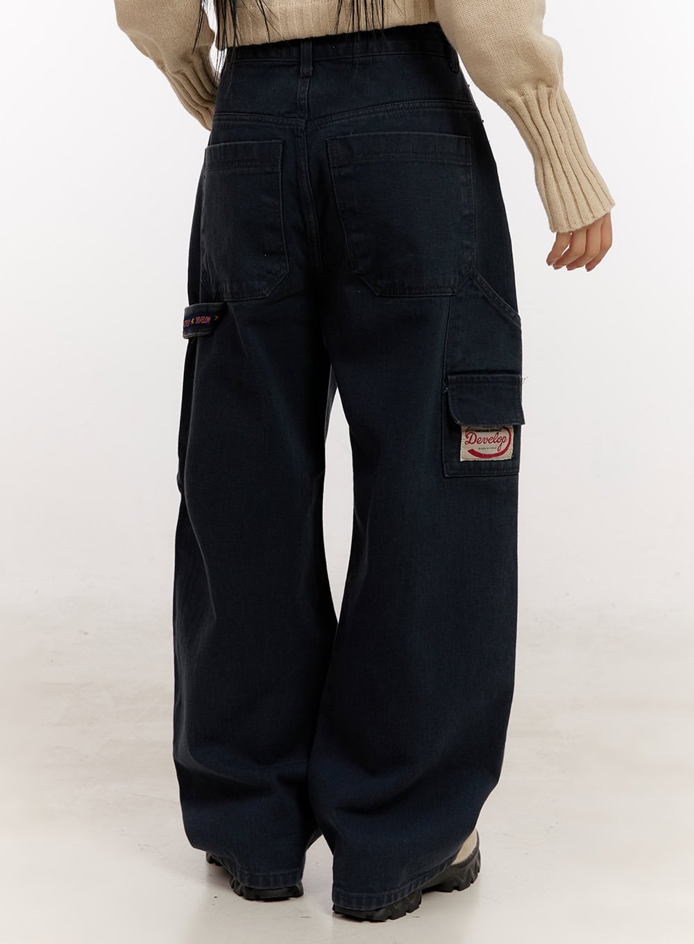 Kat Oversized Wide-Fit Carpenter Jeans CJ531