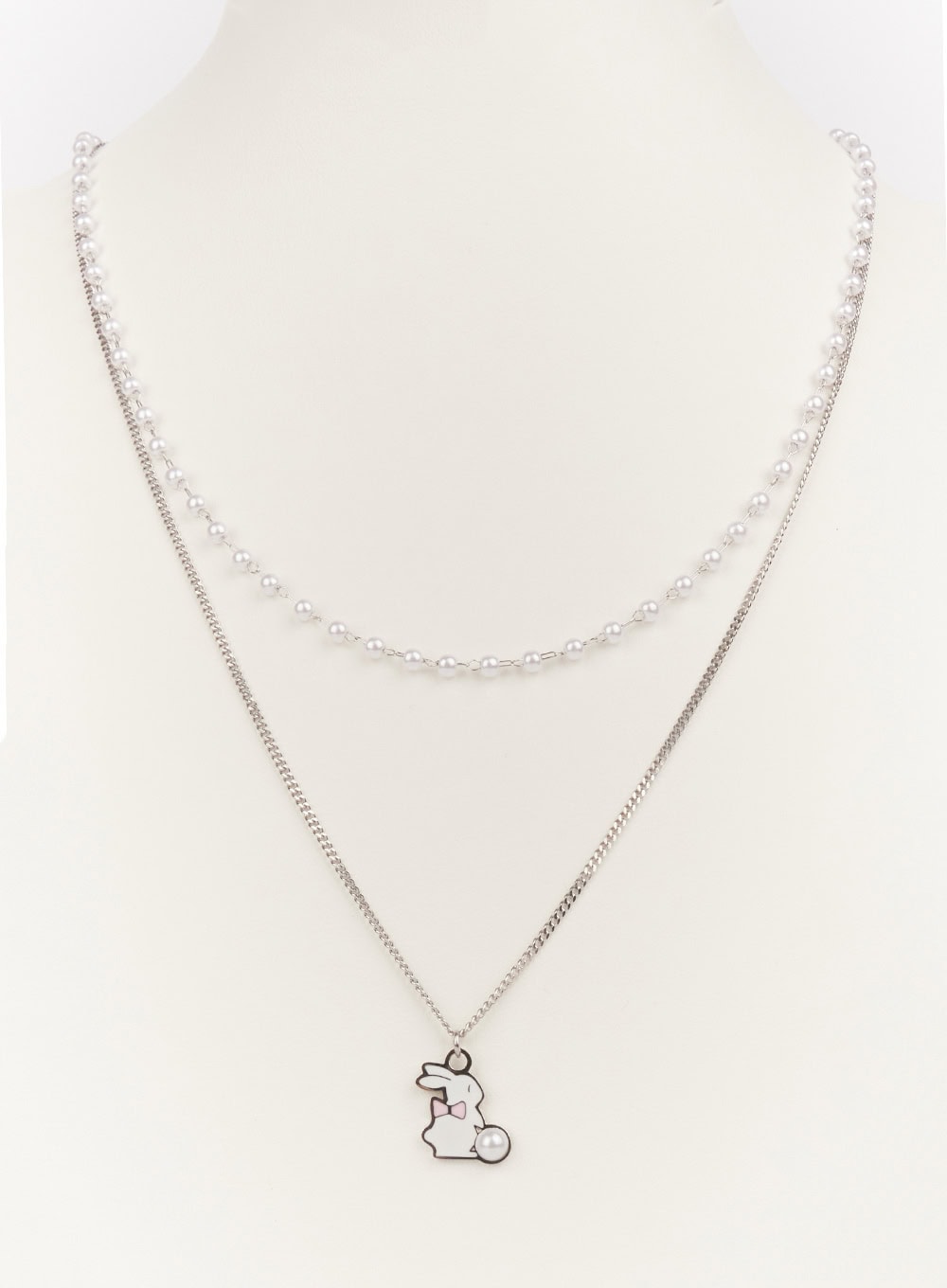 Bunny Rabbit Layer Necklace IM528