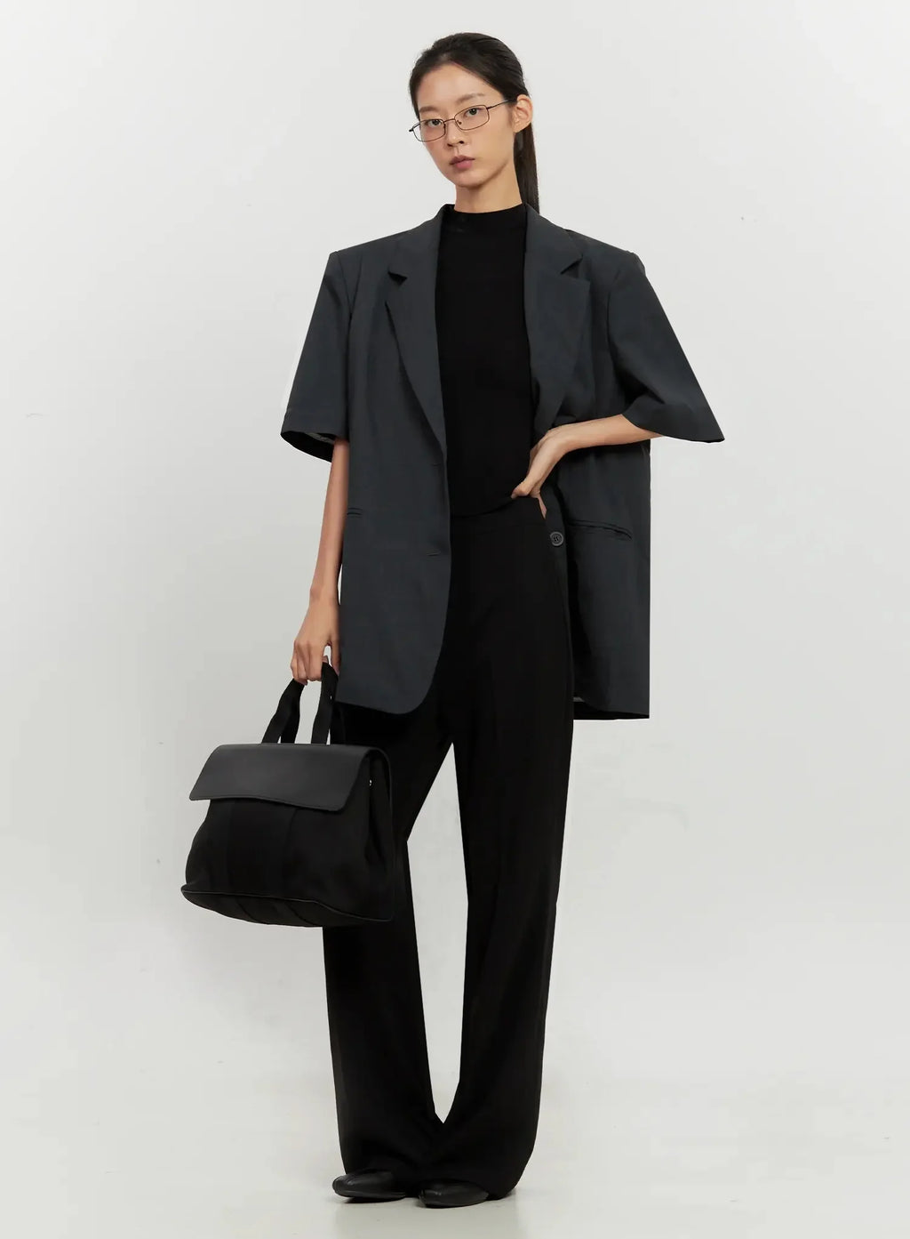 High-Waist Flare Trousers IL528