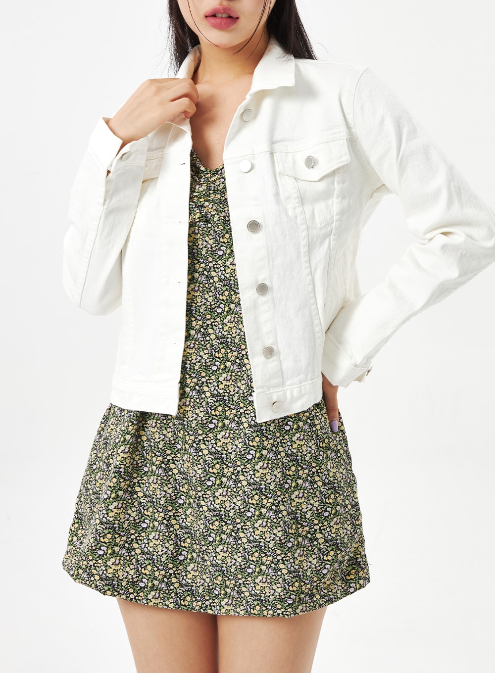 Button Cotton Jacket CA314