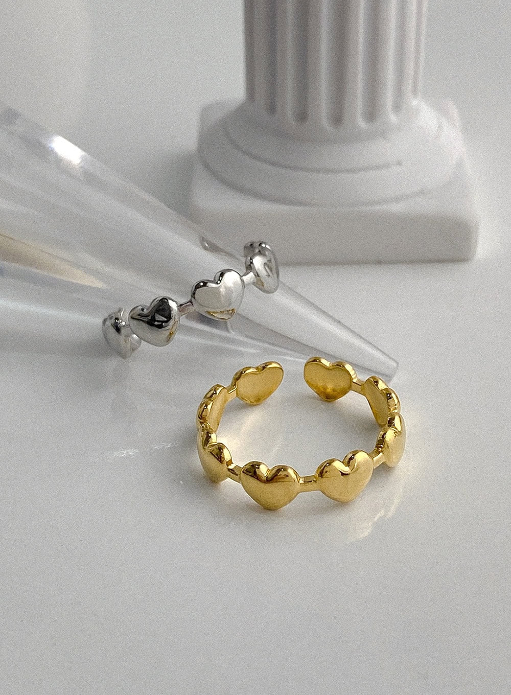 Serena Open Heartline Ring IA524