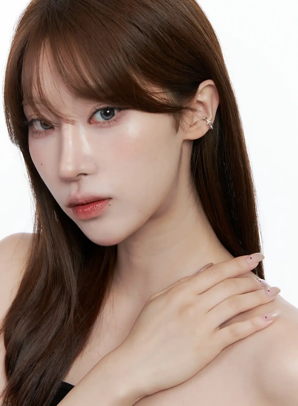 Cubic Clip-on Earcuff IG528