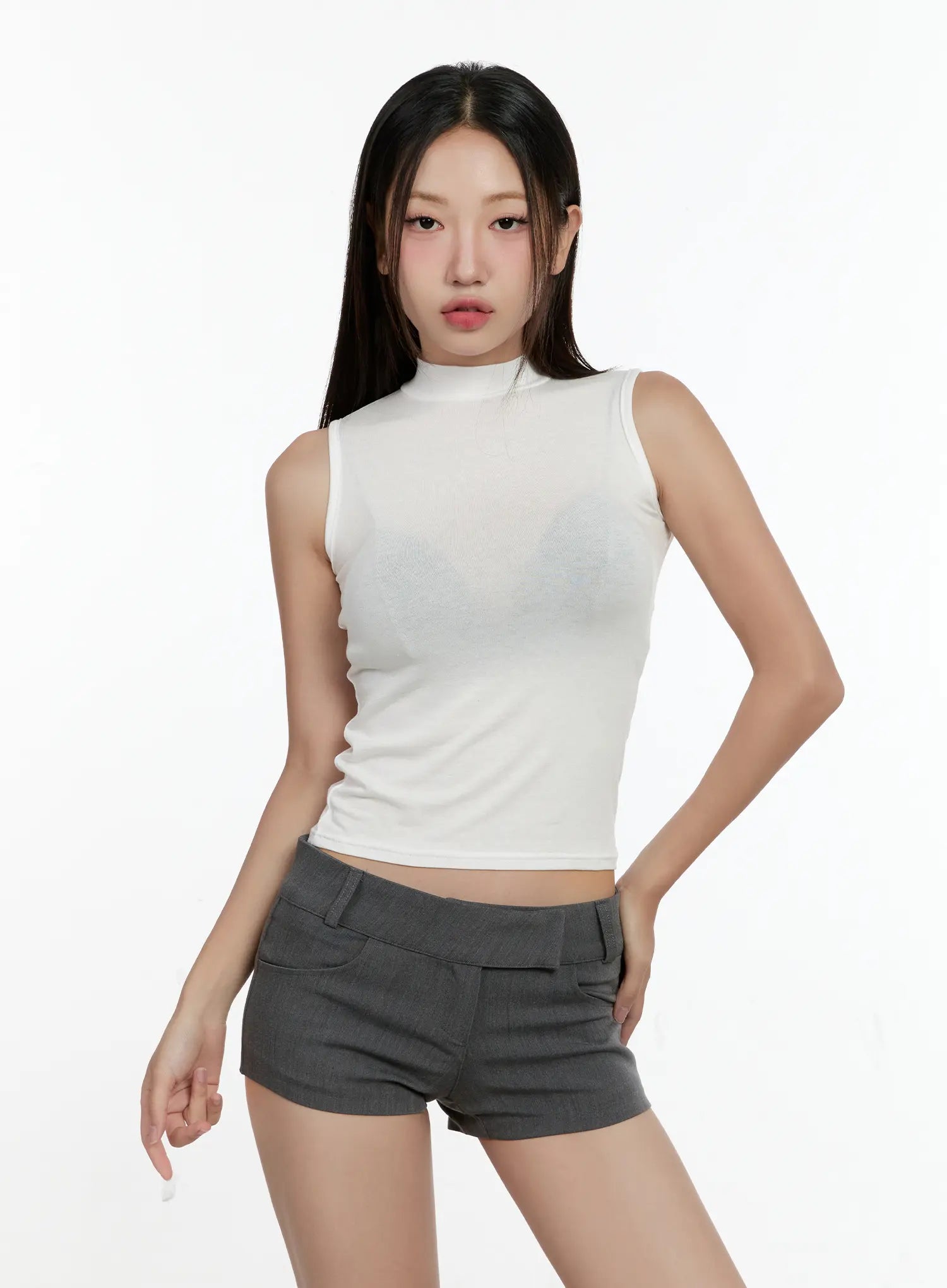 Mock Neck Tank Top CG501