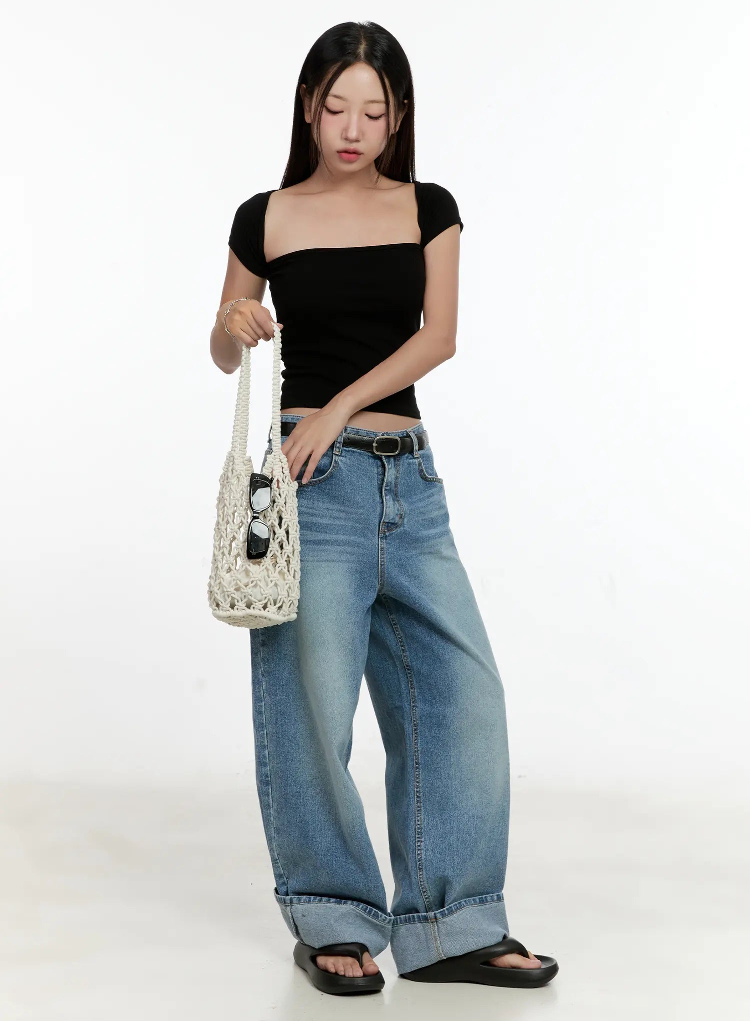 Square-Neck Crop Top CL531