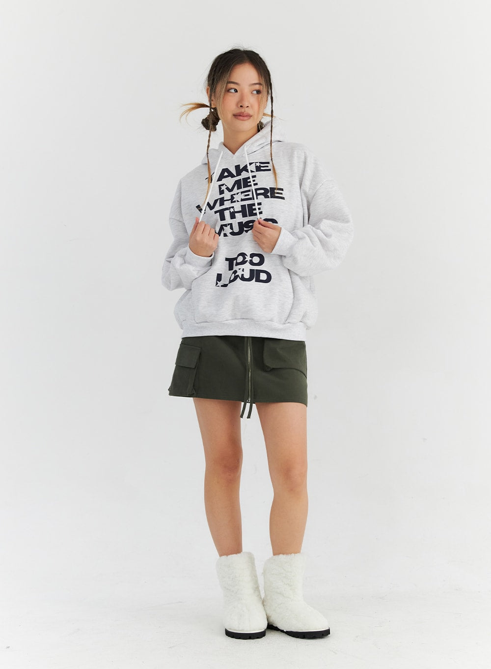 Graphic Oversized Hoodie Sweatshirt CN310