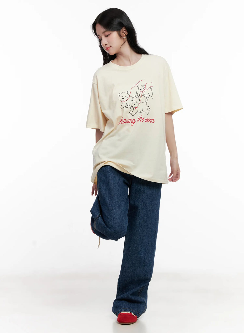 Ahyeon Classic Relaxed-Fit Denim Jeans CL515