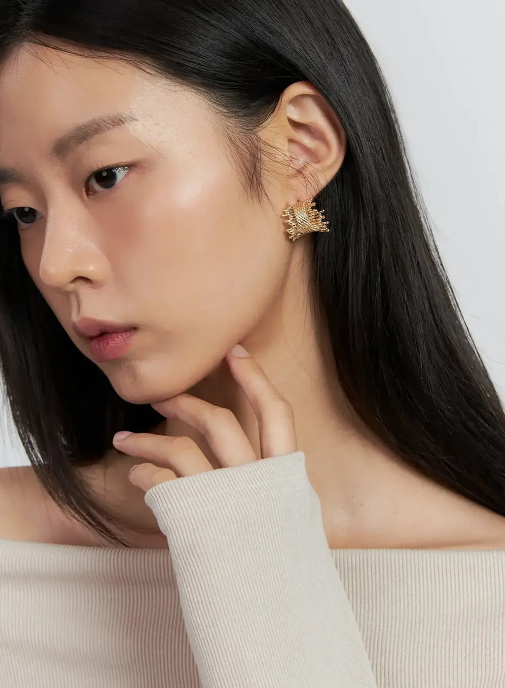 Modern Chic Statement Earrings IS515