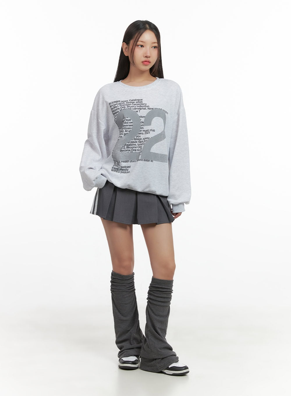 Track Pleated Bliss Mini Skirt CO404