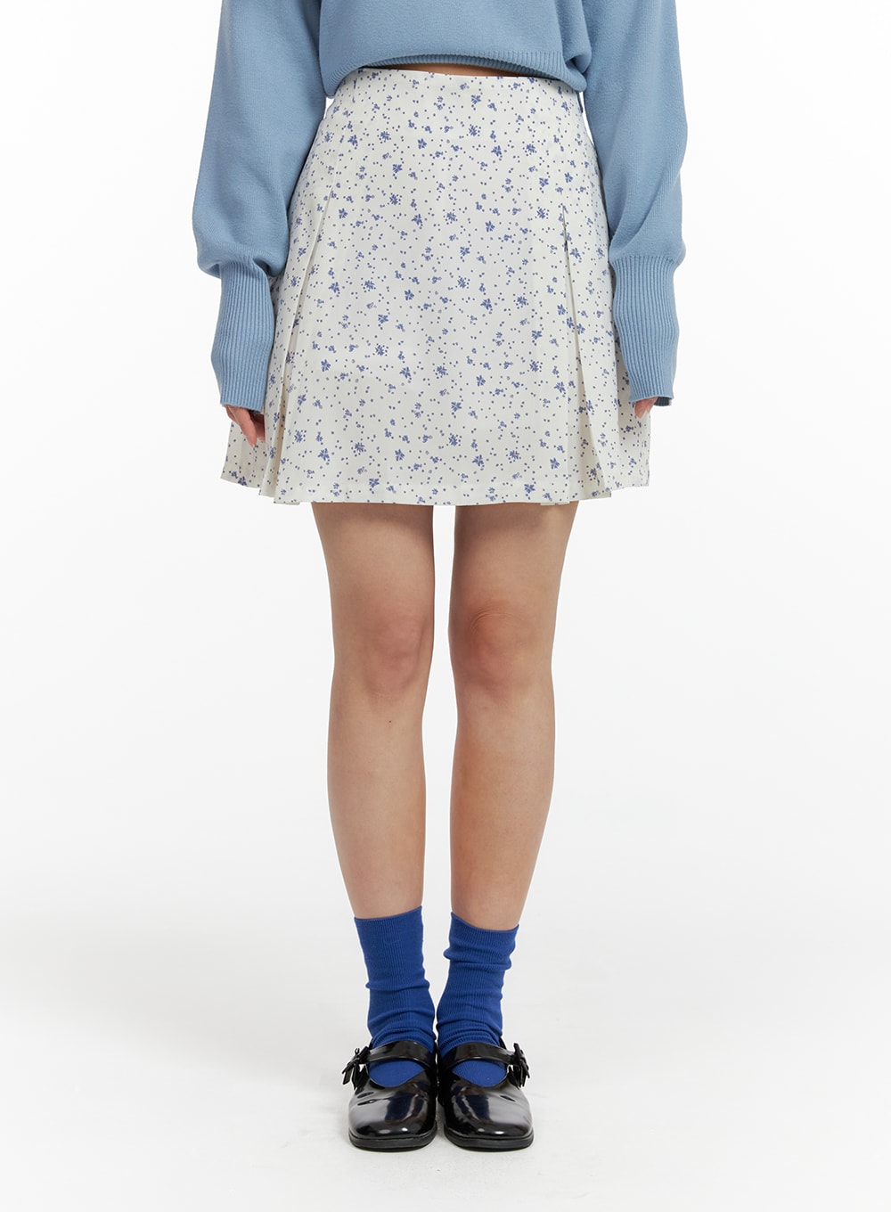 Floral Print Mini Skirt OF422