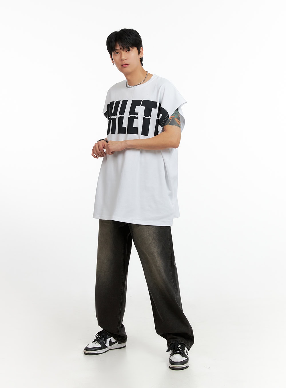 Men's Oversize Sleeveless T-Shirt IG402