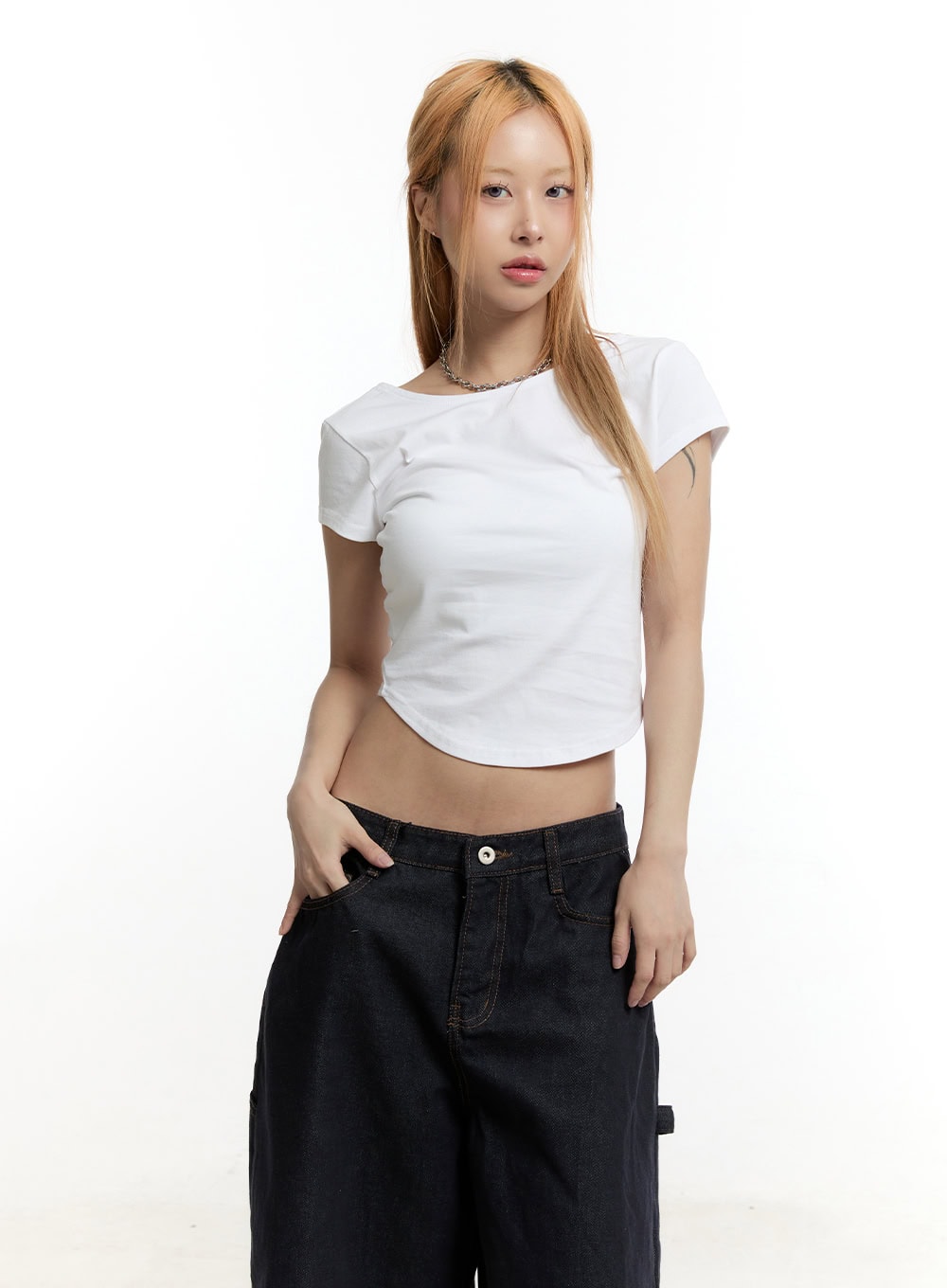 Essential Backless Crop Top CY501