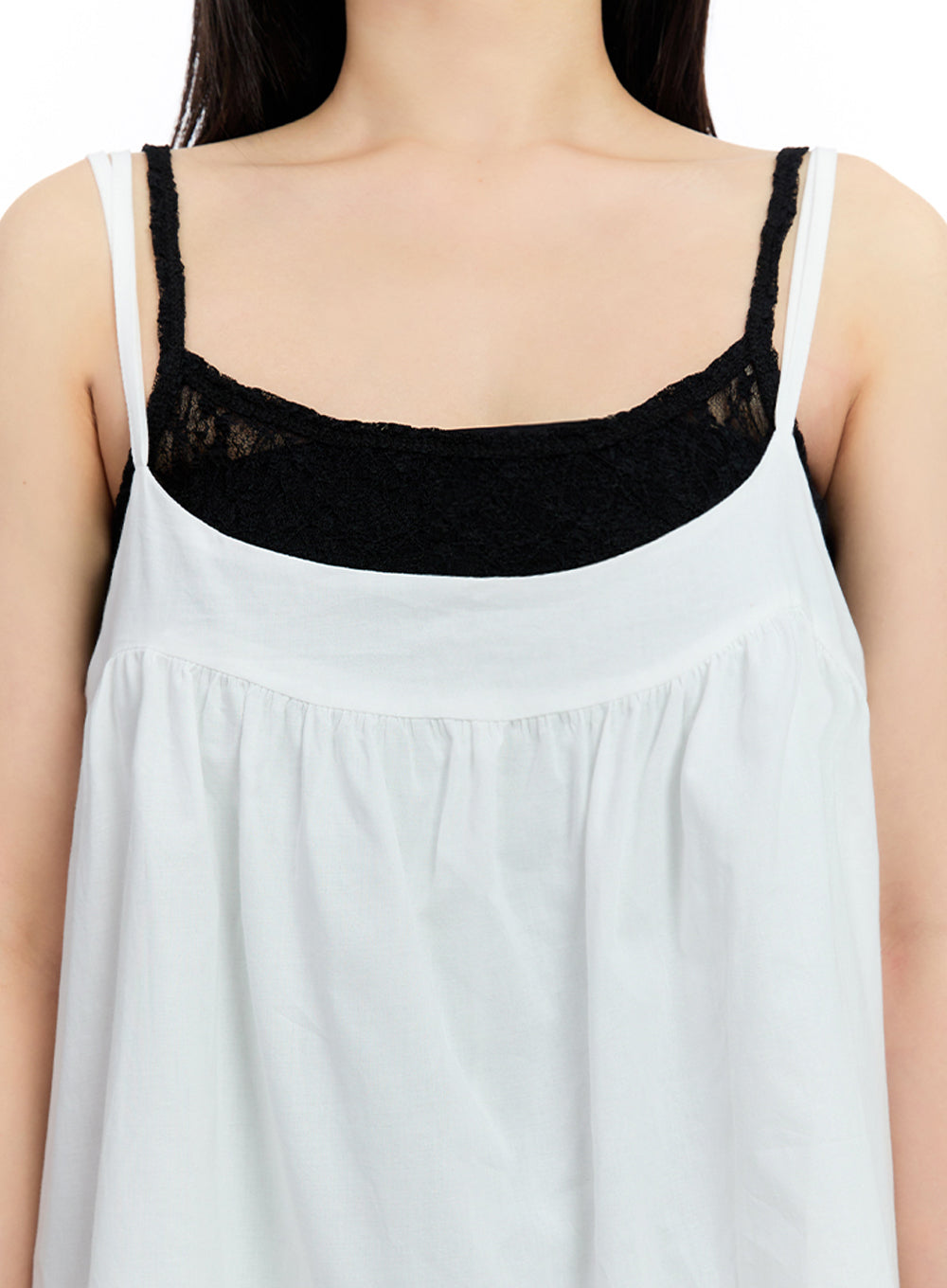 Shirred Cami Mini Dress IU503