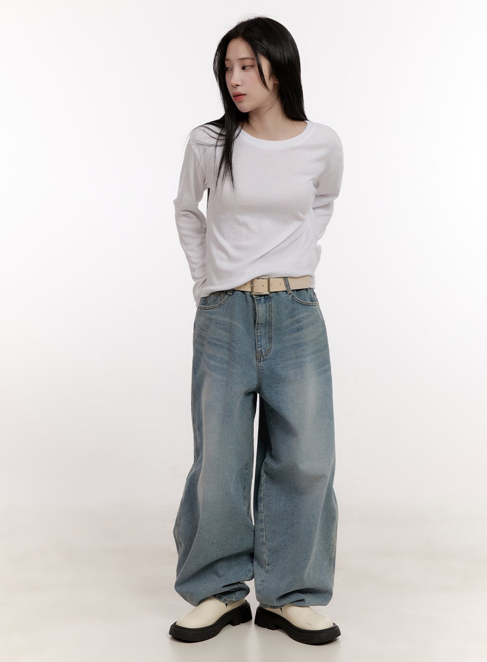 Mckenzie Washed Baggy Jeans CJ529