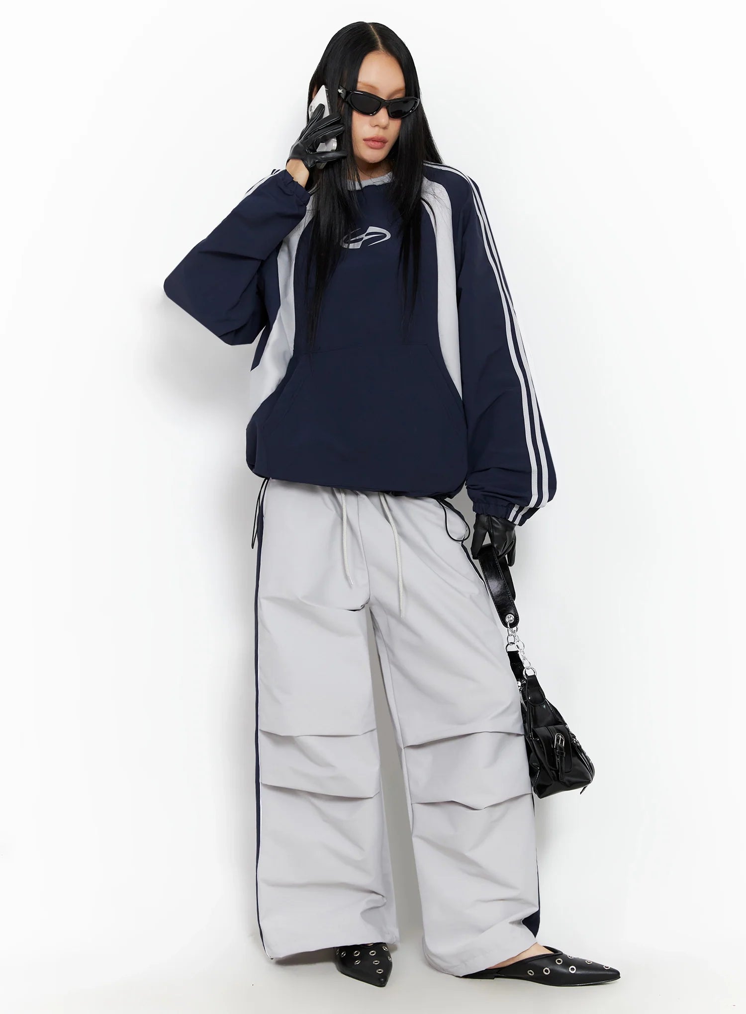 Two-Tone Raglan Sweatshirt CO516