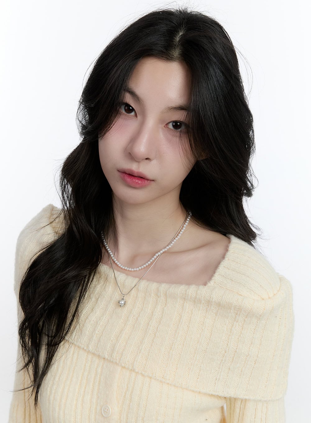 Two String Fake Pearl Necklace CJ521