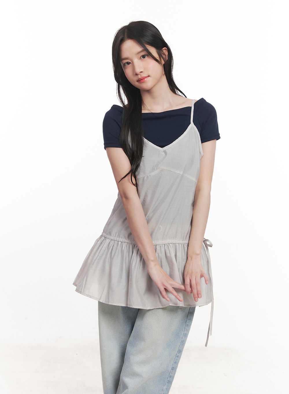 Sheer Cami Mini Dress CA510