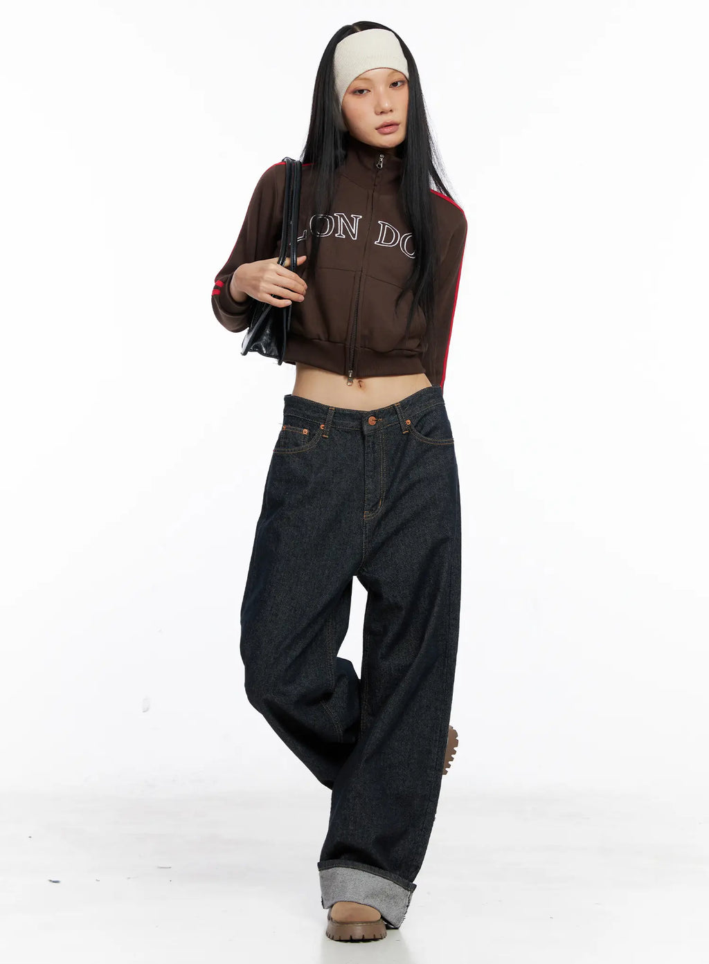 Oakley Cuffed Wide-Leg Jeans CS511