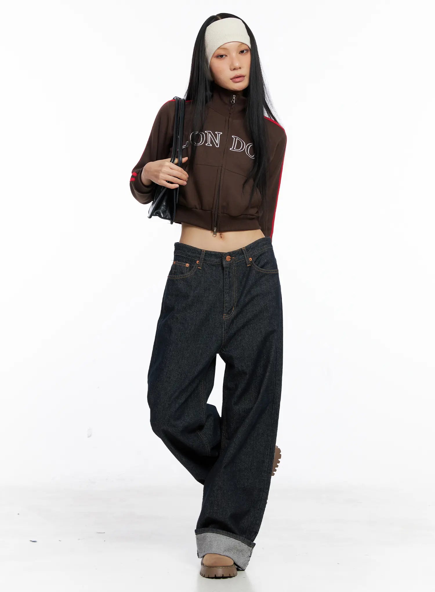 Oakley Cuffed Wide-Leg Jeans CS511