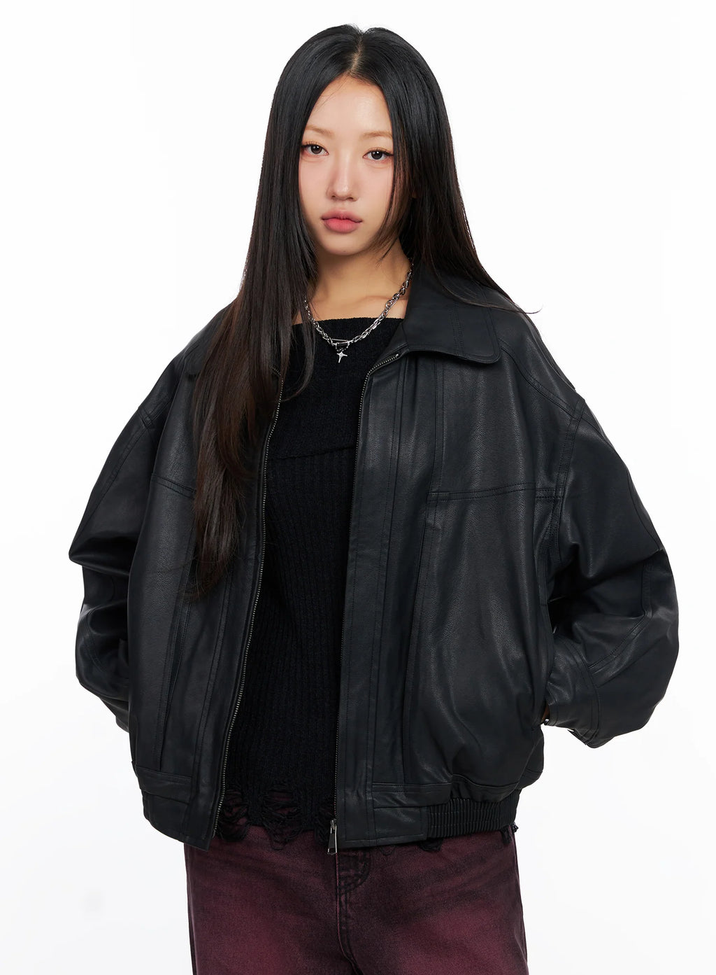 Stylish Leather Jacket CO514