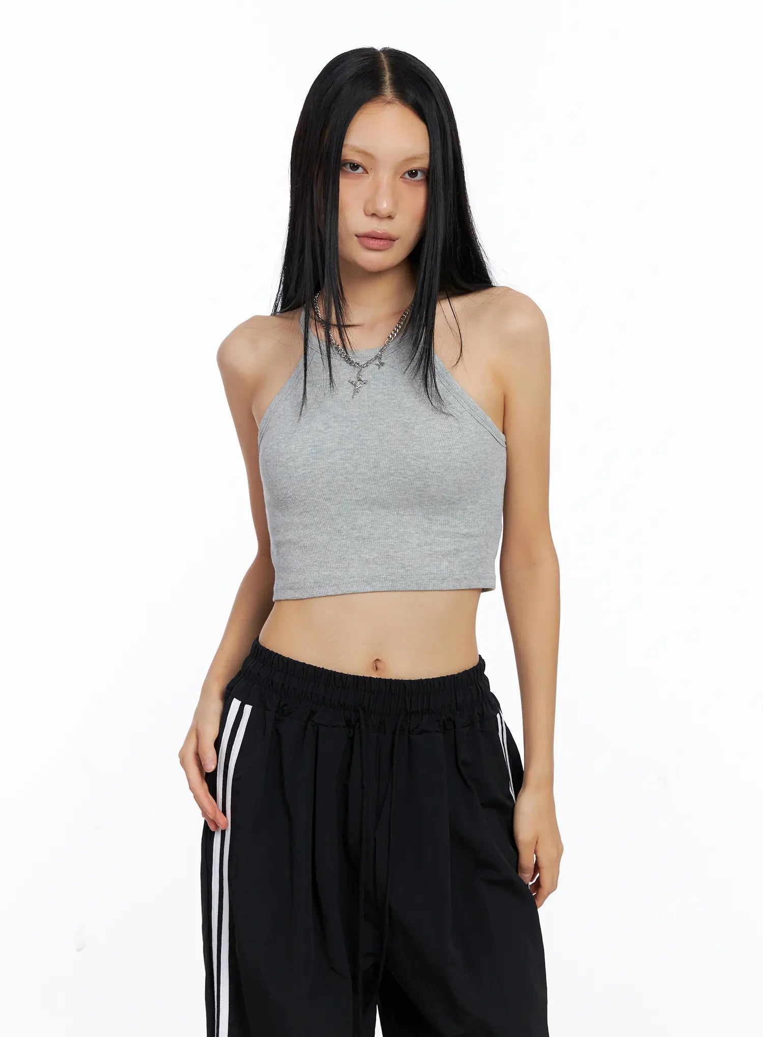 Basic Halter Crop Top CS509