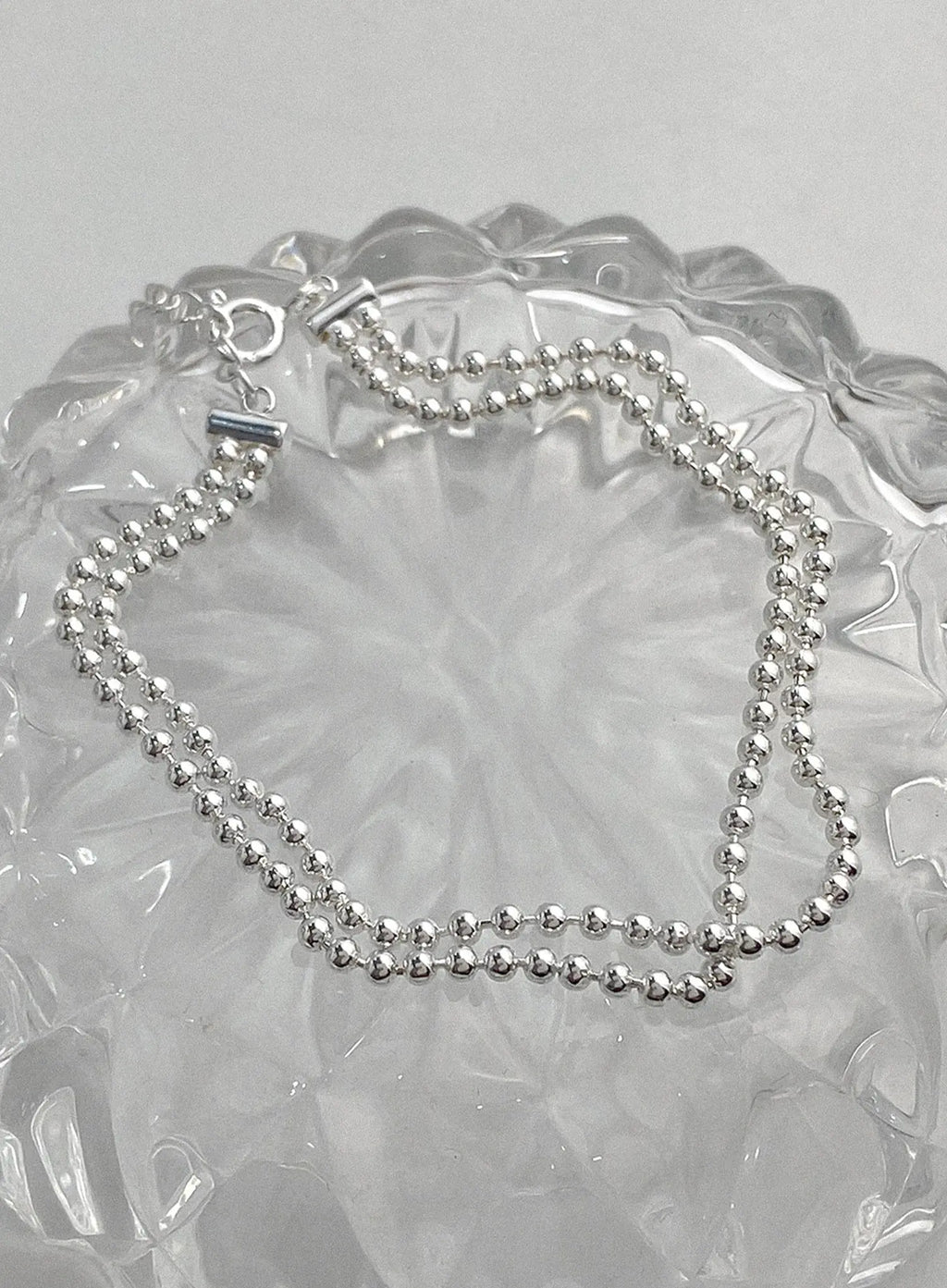 Lispector Double Curve Chain Bracelet IU506