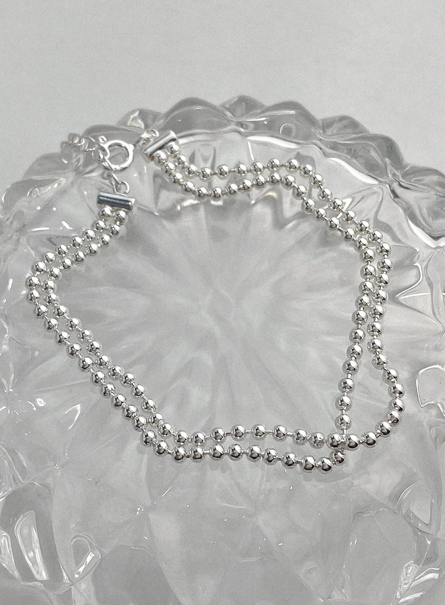 Lispector Double Curve Chain Bracelet IU506