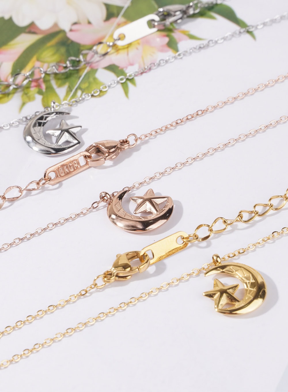 Star Crescent Necklace IL405