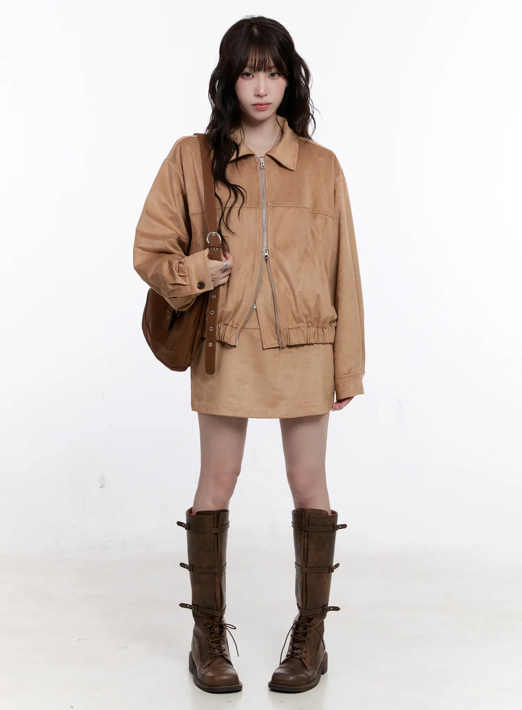 Chic Suede Mini Skirt CO501