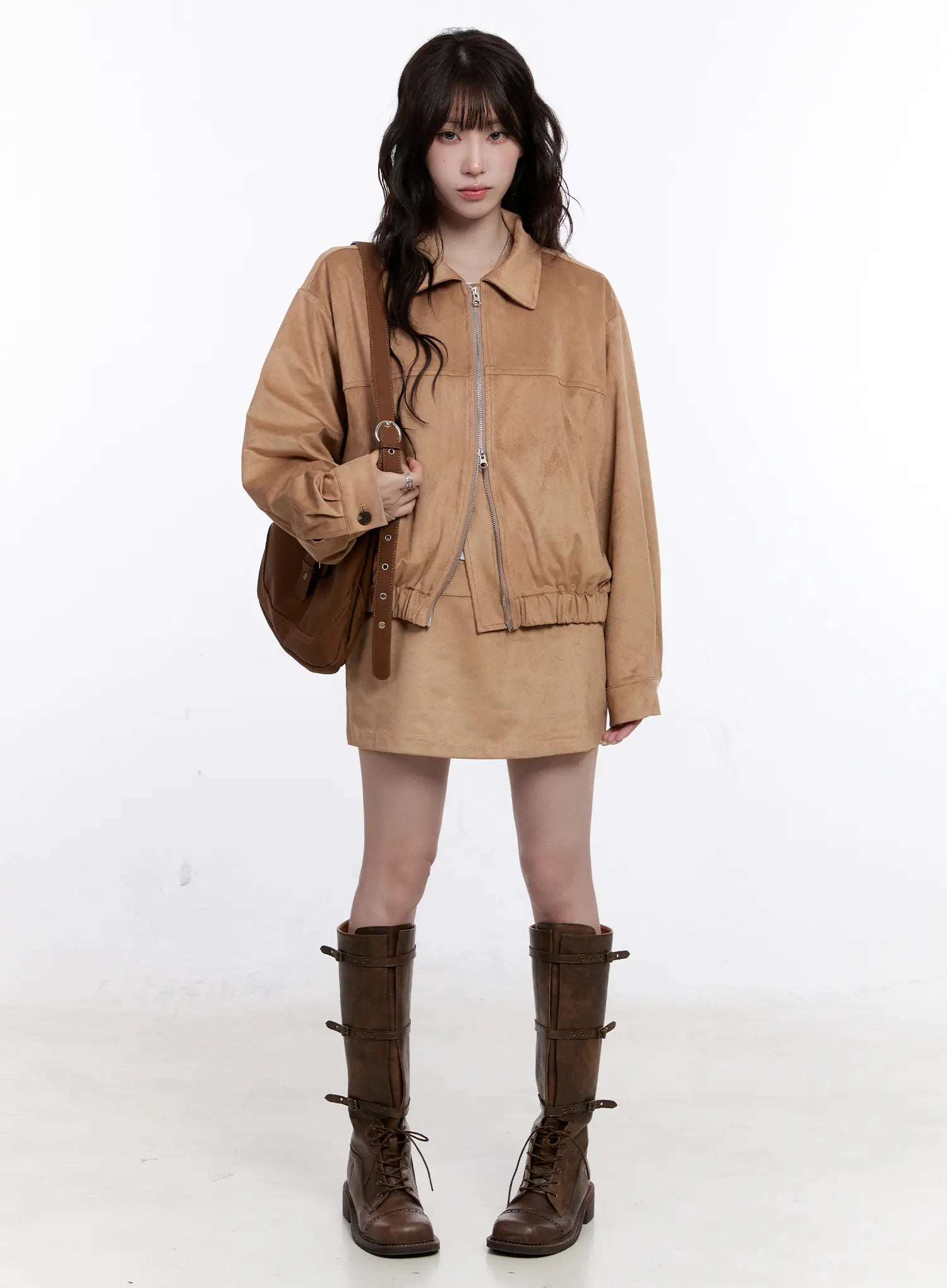 Chic Suede Mini Skirt CO501