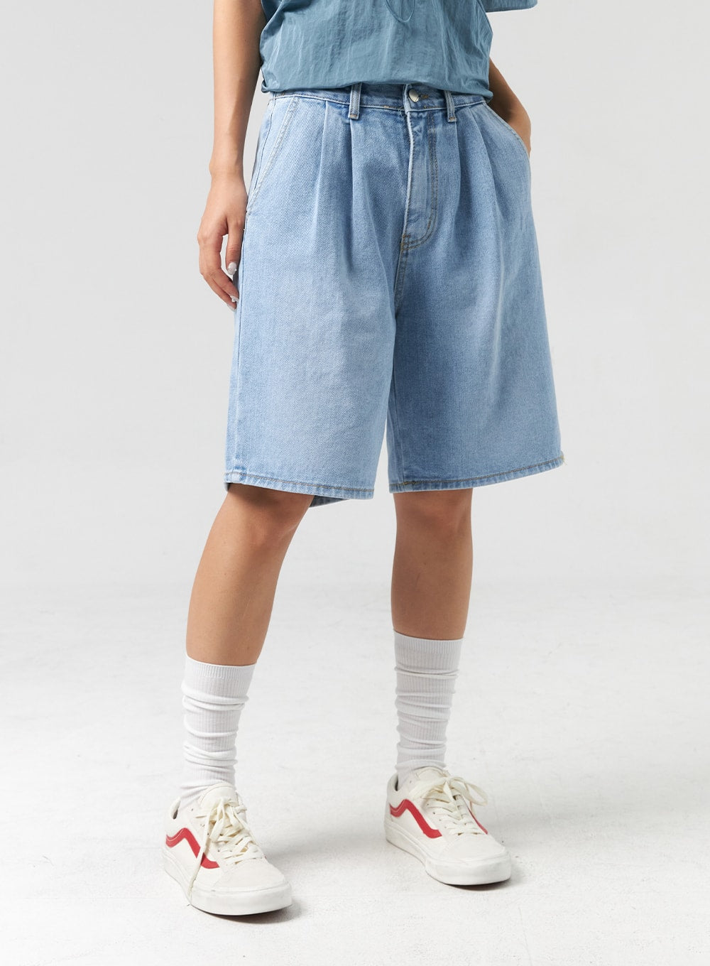 Denim Bermuda Shorts CL326