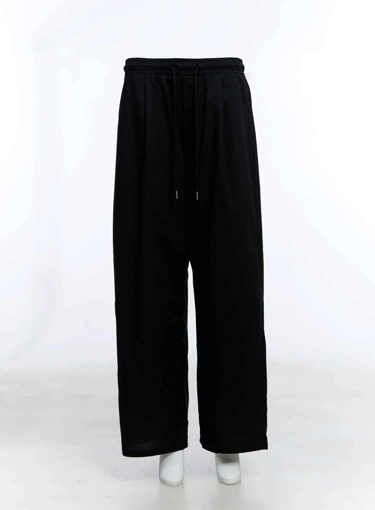 Men's Linen Pintuck Wide-Leg Pants IG512