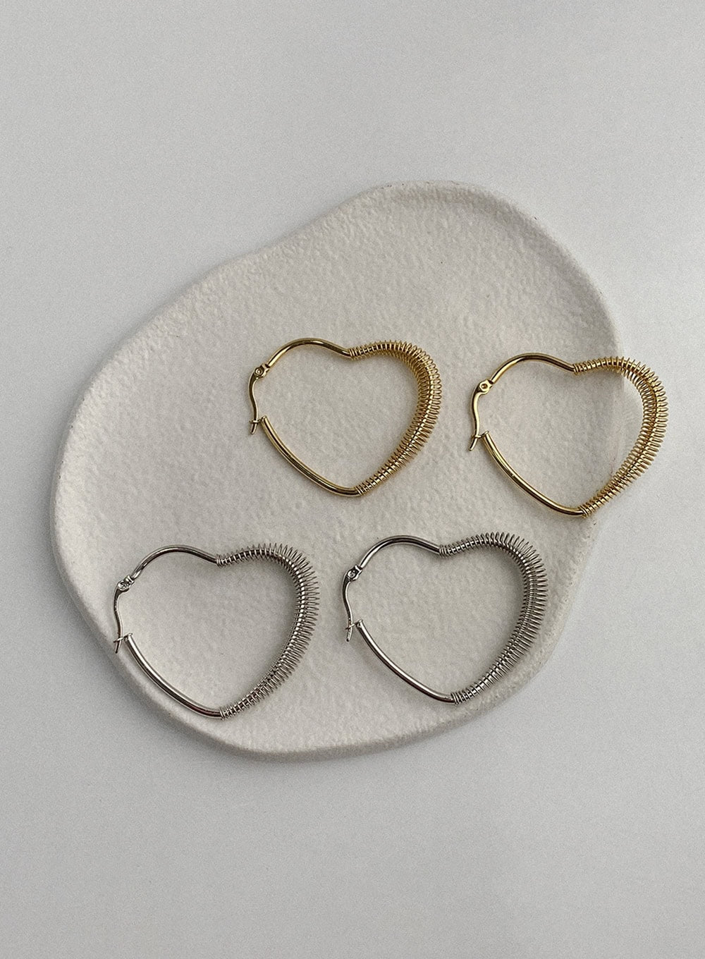 Twinkle Heart Earring IA517