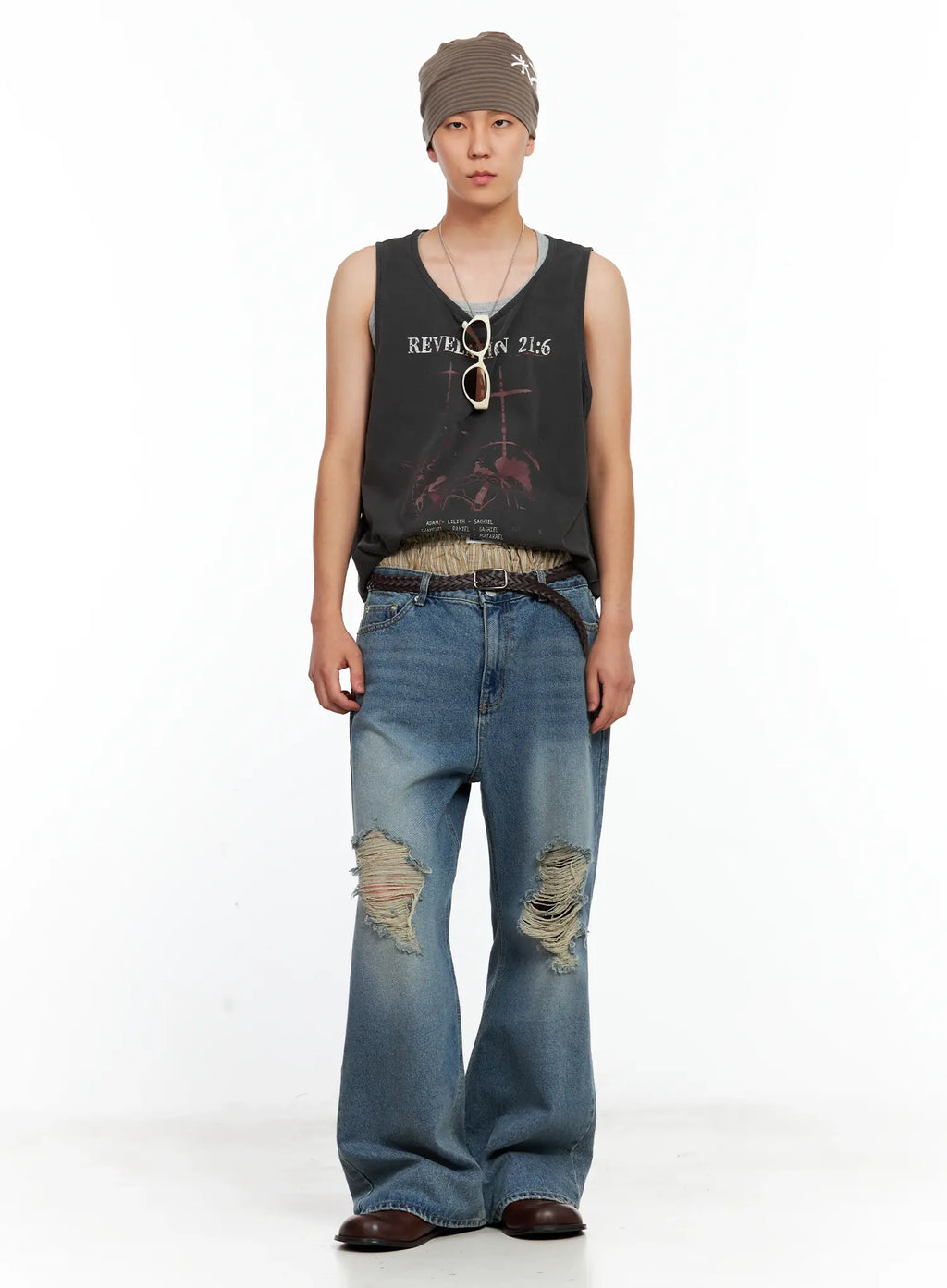 Men's Graphic Sleeveless Top IL511