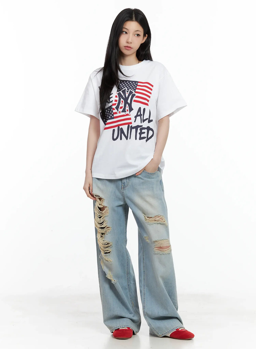 Skater Graphic Oversized Tee CU530