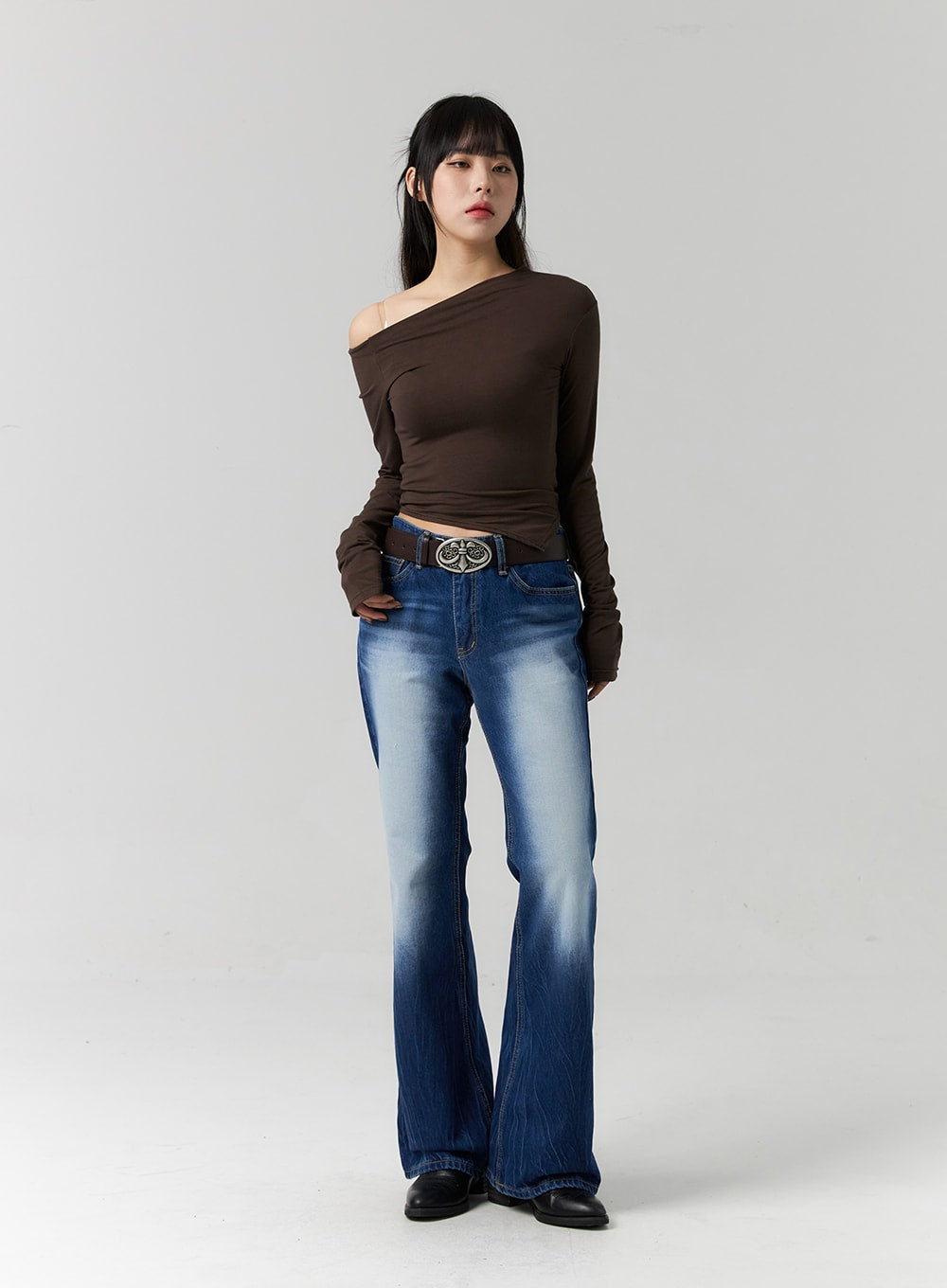 One-Shoulder Crop Top CS312