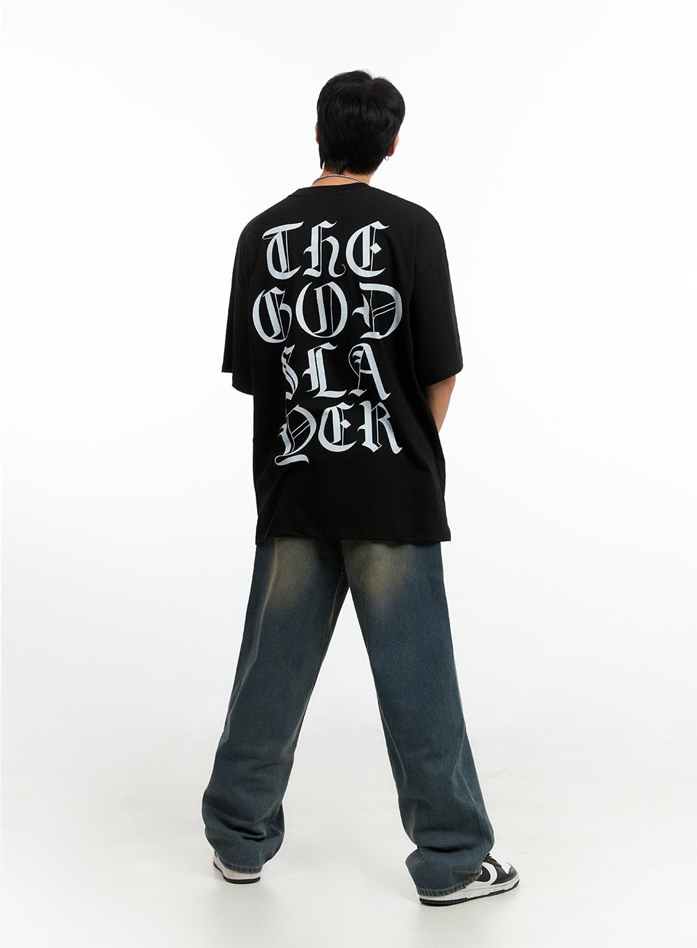 Men's Cotton Graphic Oversize T-Shirt IG402