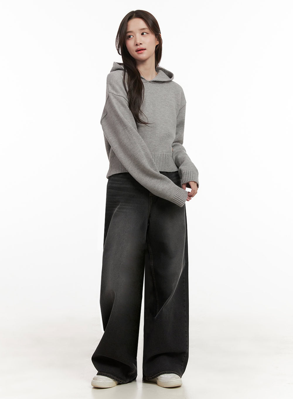 Christina Washed Baggy Jeans IJ510