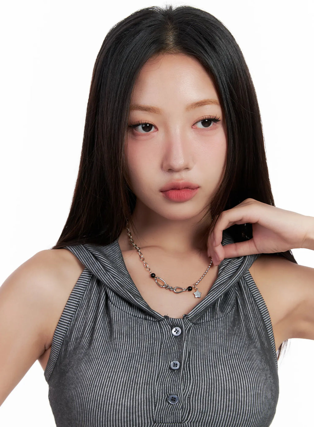 Chunky Star-Charm Statement Necklace CL522