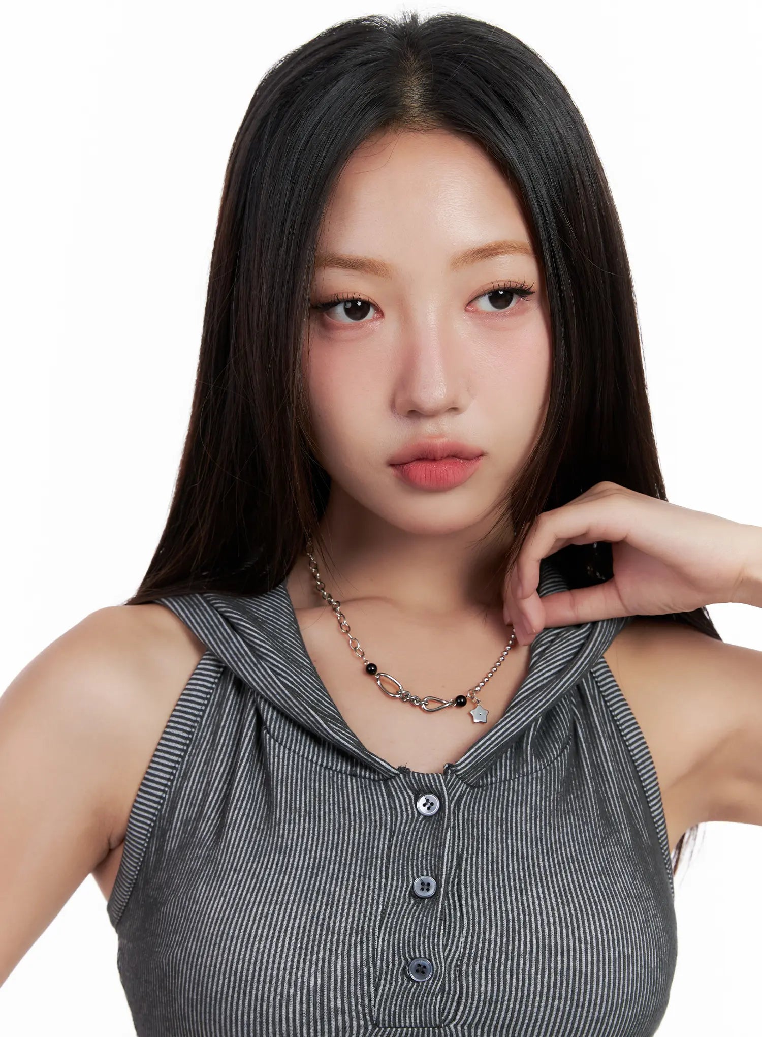 Chunky Star-Charm Statement Necklace CL522