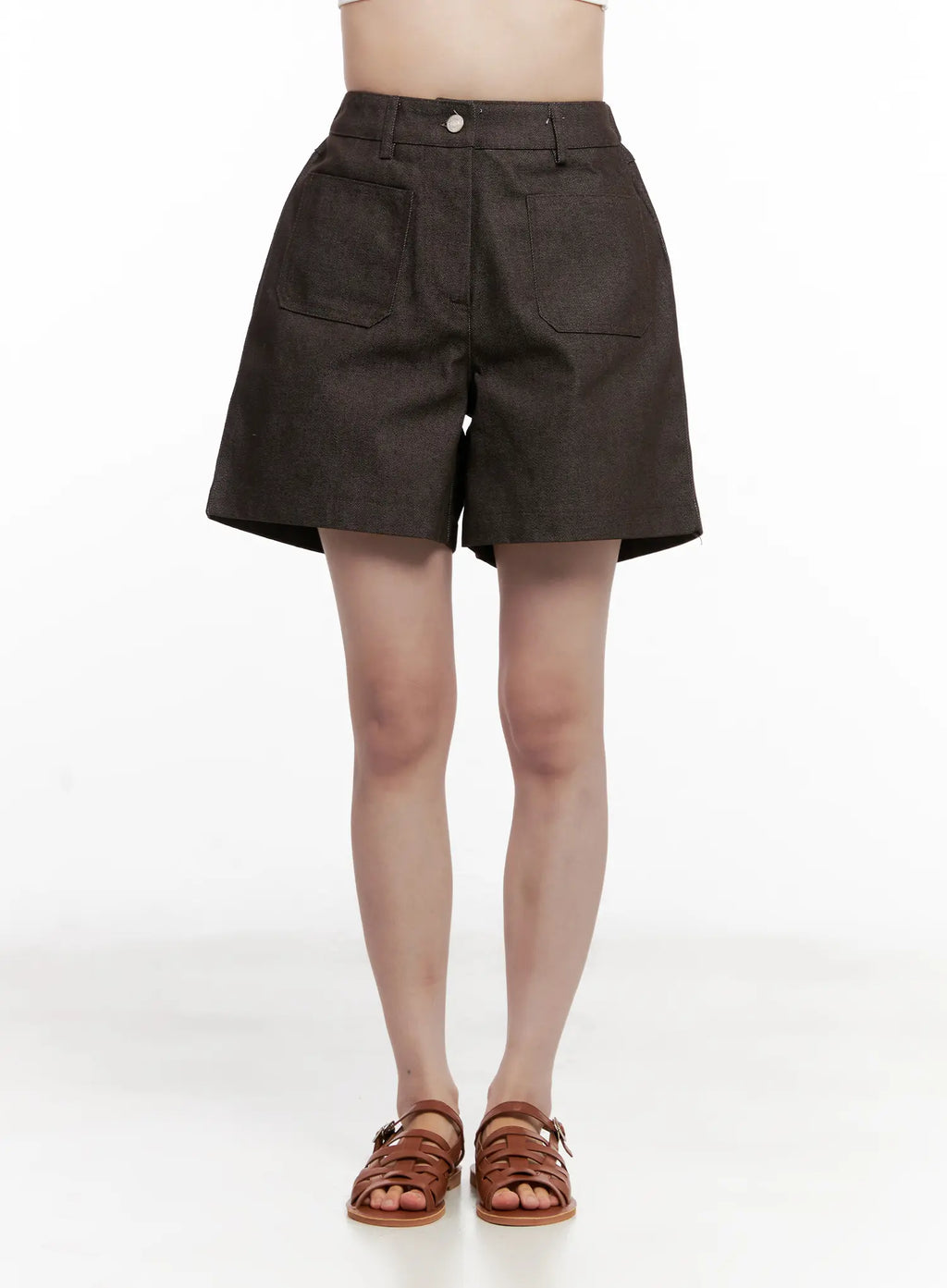 No-Fade Pocket Denim Shorts CL515