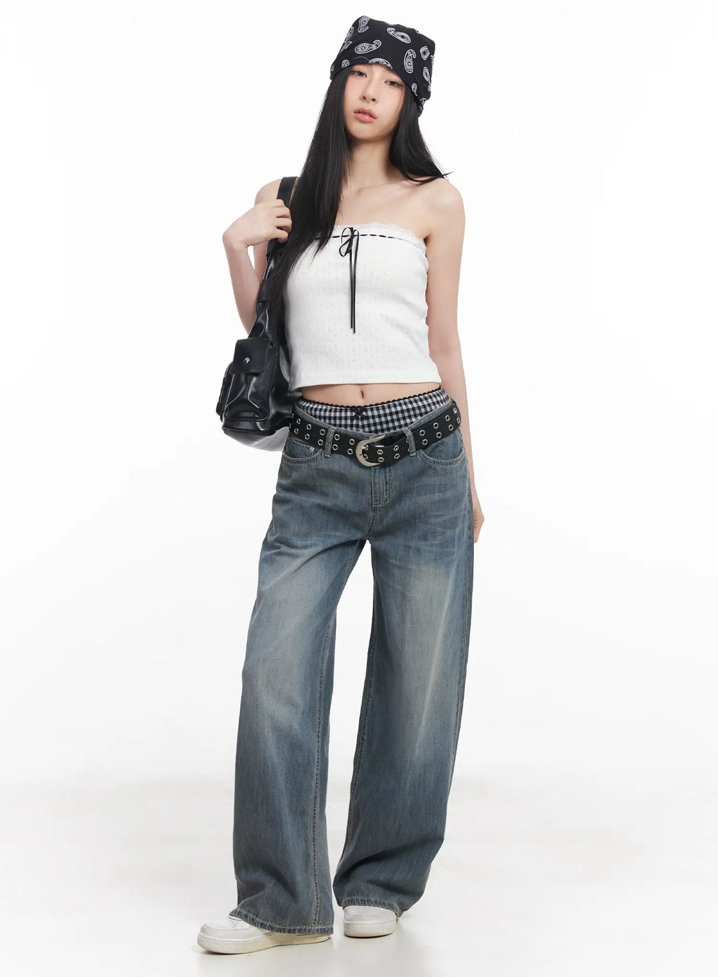 Melani Low-Waist Wide-Leg Jeans CU510