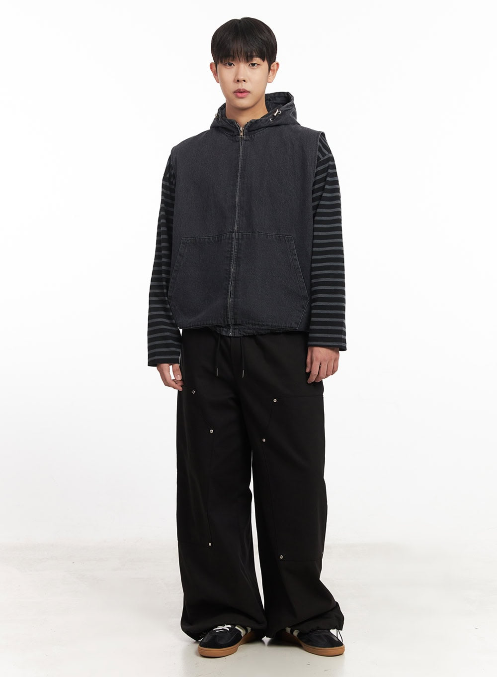 Men's Urban Denim Hooded Vest IM528